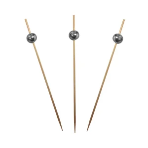 Pincho Perla Plateado 12 Cm x 100 Unds.