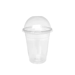 Vaso PET 12 Oz x 48 Unidades con Tapa Domo