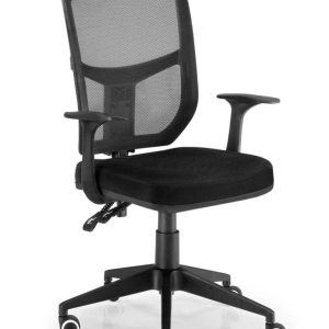SILLA ROMA GIRATORIA NEGRA