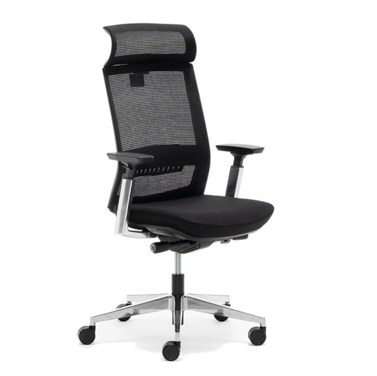 SILLA TORONTO GIRATORIA NEGRA