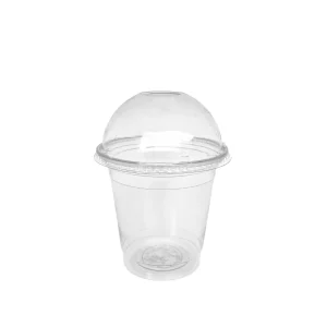 Vaso PET 10 Oz x 48 Unidades con Tapa Domo