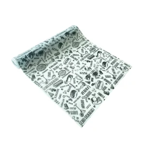 Papel Parafinado Figuras Negro 50 Metros