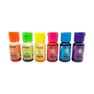 Kit Colorantes Gel Neón Colorisa 13 ML 6 Unidades