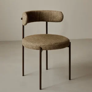 Silla de Comedor en Tela y Metal Alexia