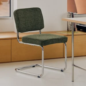 Silla de Comedor Tela y Metal Anela