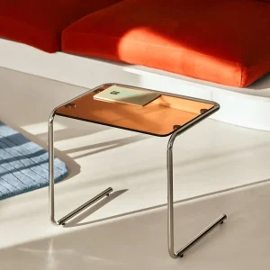 Mesa Auxiliar de Metal y Cristal Templado Bonet