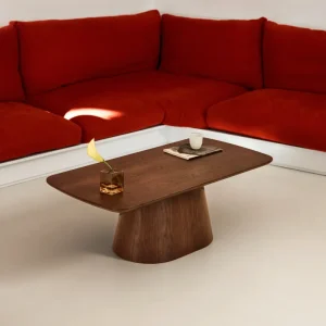 Mesa de Centro Rectangular en Madera Giulia (120x60 cm)