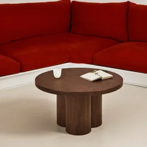 Mesa de Centro Redonda en Madera Odette (80 cm)