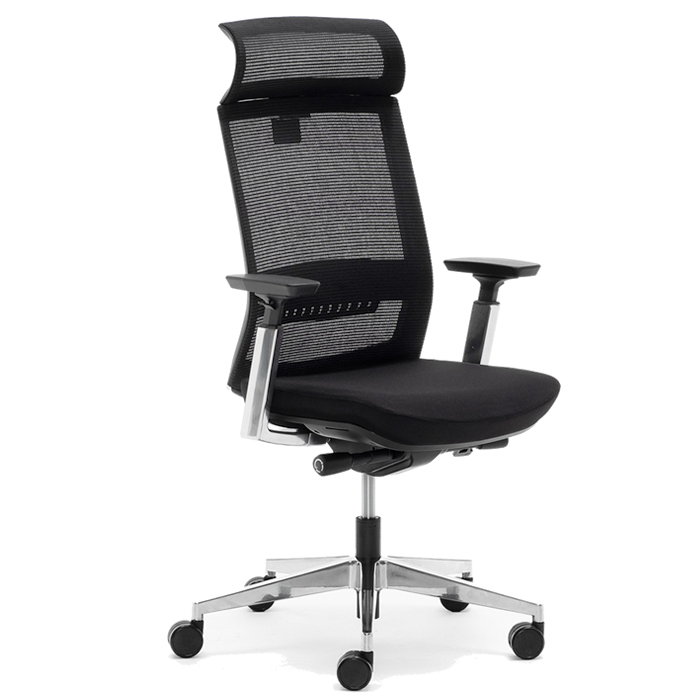 SILLA TORONTO GIRATORIA NEGRA - Imagen 5