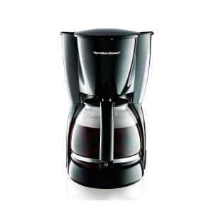 Cafetera negra de Hamilton Beach 12 tazas