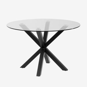 MESA REDONDA FULL ARGO DE CRISTAL Kave Home