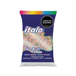Grageas en colores Italo 500 gr