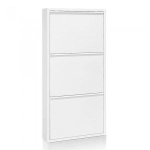 ZAPATERO ODE DE METAL 3 PUERTAS BLANCO Kave Home