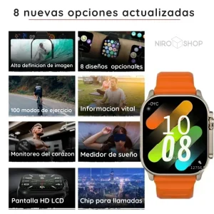 Reloj inteligente smartwatch multifunción