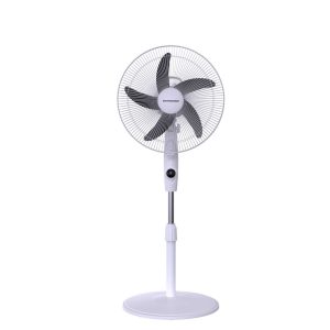 Ventilador 16″ de aspas recargable Premier negro