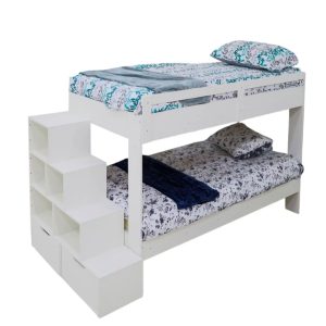 Litera infantil con escalera de nichos