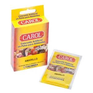 Colorante en Polvo Para Alimentos Amarillo x 10 Gr Carol