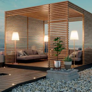 LÁMPARA DE PIE PARA EXTERIOR LOLA SLIM 180