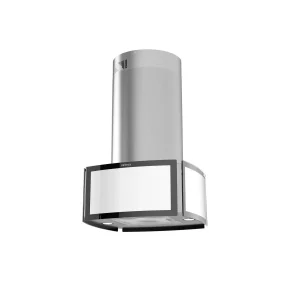 Campana isla Luma 76cm Vetrux acero