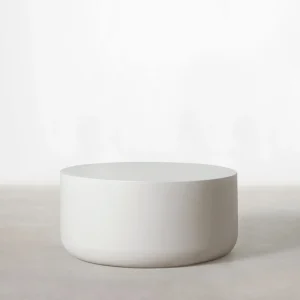 Mesa de Centro Redonda en Microcemento Sisca (90cm)