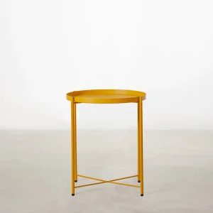 Mesa auxiliar metálica de colores Noko