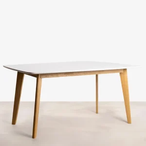 Mesa de Comedor Rectangular en Madera Lena (150 x 90 cm)