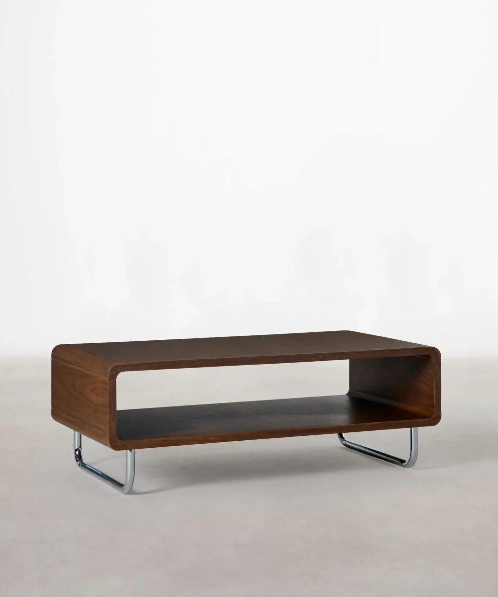 Mesa de Centro Rectangular en Madera Samira (100x60 cm)