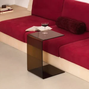 Mesa Auxiliar de Cristal Templado Tossa