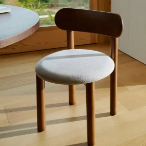 Silla de Comedor en Madera Tapizada Bianca