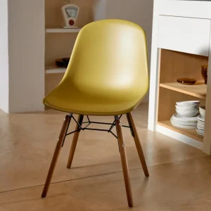 Silla de Polipropileno y Madera Elon