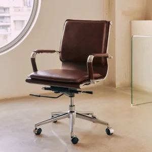 Silla de Oficina en Polipiel Low Base Dallas