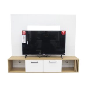 Mueble de TV aereo vence blanco fresno