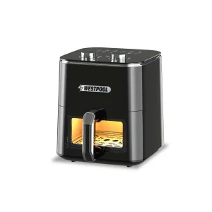 Freidora de aire 6,8 litros Westpool negro