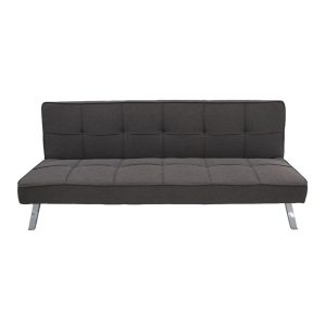 Sofá cama clásico de color marrón