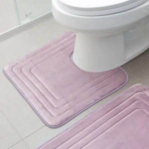 Juego de alfombra para baño 2 piezas
