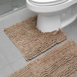 Juego de alfombra para baño 2 piezas