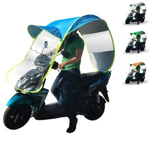 Toldo anti-lluvia para moto