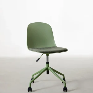 Silla de Oficina de Polipropileno y Asiento de Tela Annie