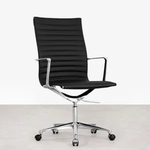 Silla de Oficina en Piel High Base Baltimore