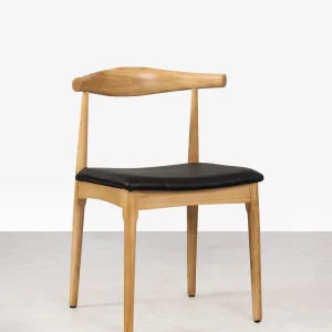 Silla de Comedor en Madera y Polipiel Denver