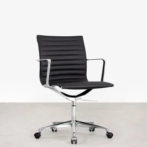 Silla de Oficina en Piel Low Base Baltimore