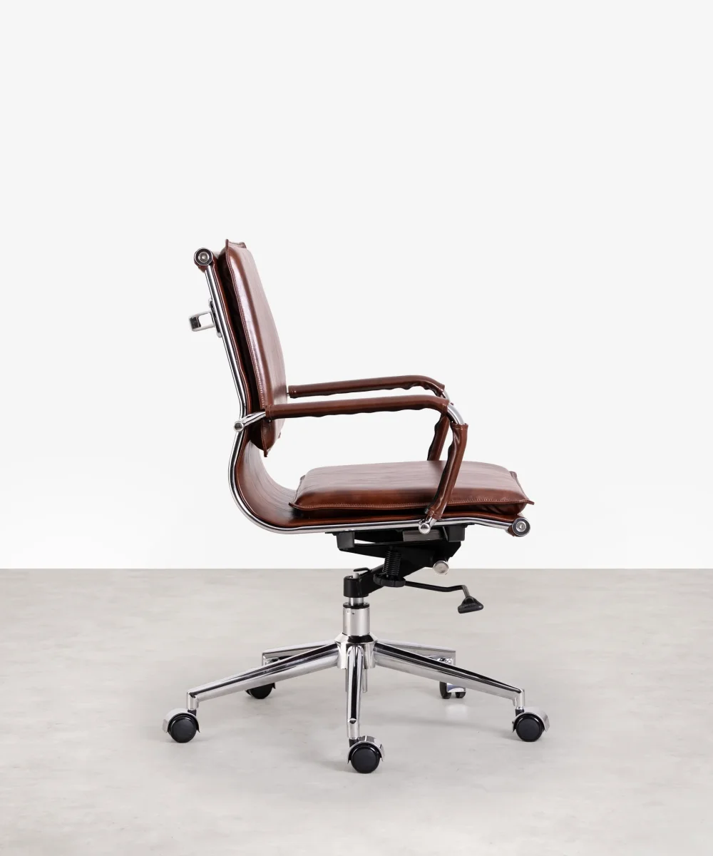 Silla de Oficina en Polipiel Low Base Dallas - Imagen 4