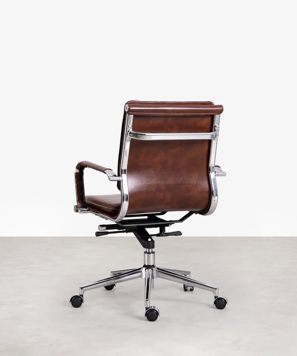 Silla de Oficina en Polipiel Low Base Dallas - Imagen 8