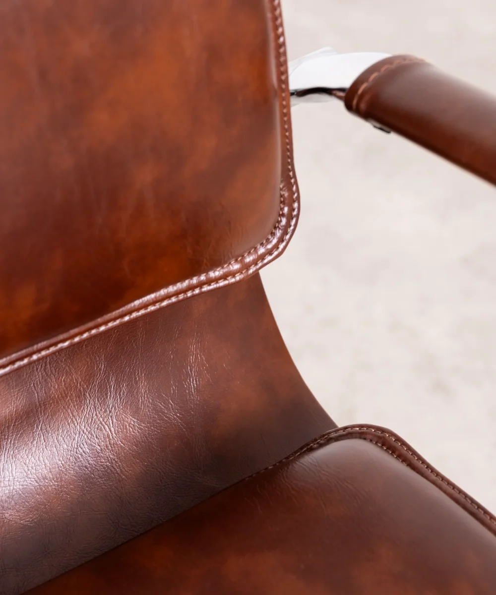 Silla de Oficina en Polipiel Low Base Dallas - Imagen 3