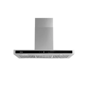 Campana Tetra isla 90cm Vetrux acero