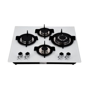 Tope de cocina a gas de 60cm vitro blanco