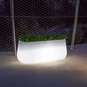 Macetero largo con luz CAMELIA LARGE