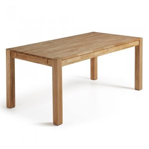 MESA EXTENSIBLE ISBEL MADERA MACIZA DE ROBLE Kave Home