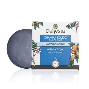 Dehesia – Champú sólido bio matizador de canas con índigo y argán