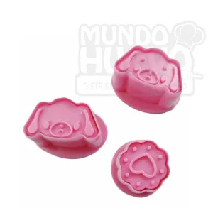 Cortador Push Print Perro X 3 Unds.
